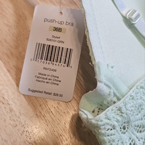 New✨️Mint Lace Push Up Bra - Picture 5 of 13